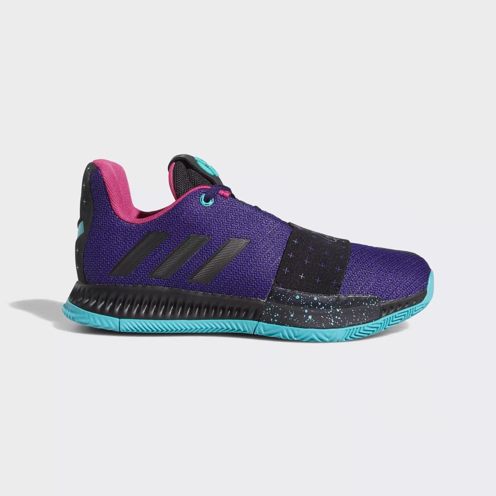 Adidas Harden Vol. 3 Tenis De Basketball Morados Para Niña (MX-87134)
